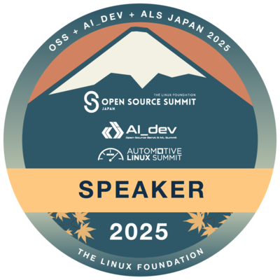 Speaker: OSS + AI_dev + ALS Japan 2025