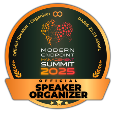 Modern Endpoint Management SUMMIT 2025 Speaker-Organizer
