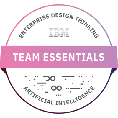 Enterprise Design Thinking - Team Essentials for AI