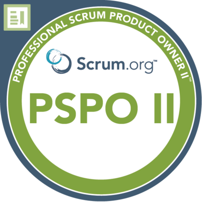 Professional Scrum Product Owner™ II (PSPO II)